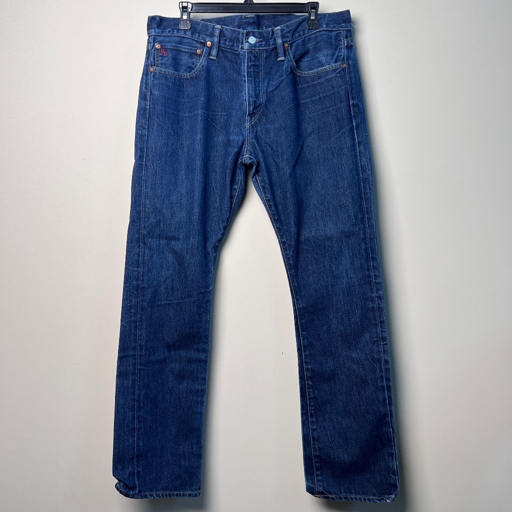 Polo Ralph Lauren Blue Jeans Slim Fit Straight 018 Men’s 34 x 30